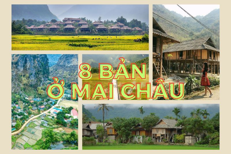Tìm hiểu 8 bản ở Mai Châu đẹp bình yên, giản dị